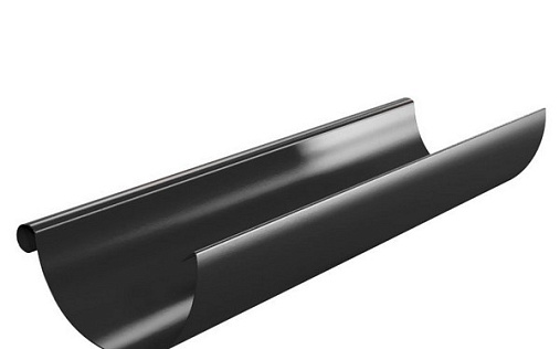 Металлический желоб 3 м Металл Профиль Foramina 150 мм RAL 9005