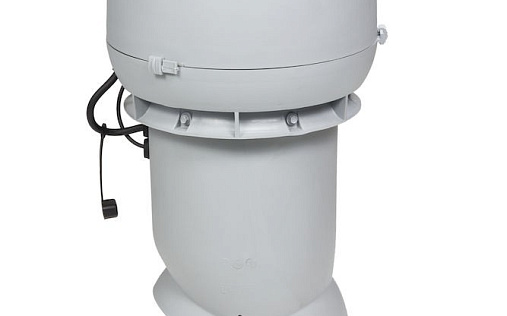 Вентилятор с шумопоглотителем Vilpe ECo190Р/125/500 Светло-серый