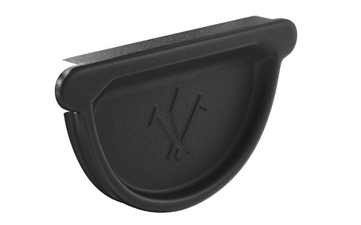 Универсальная заглушка желоба Aquasystem Премиум 125 мм, Pural Matt, RR 33