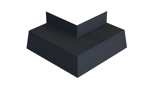 Угол отлива 50 внешний Grand Line с покрытием Полиэстер 0,45 мм RAL 7024