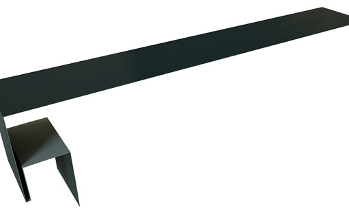 Планка околооконная сложная 250x50x18 (j-фаска) Grand Line с покрытием Velur X 0,5 мм RAL 7016