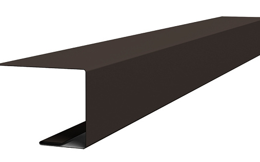 Планка завершающая для фальца Grand Line с покрытием Satin 0,5 мм RR 32