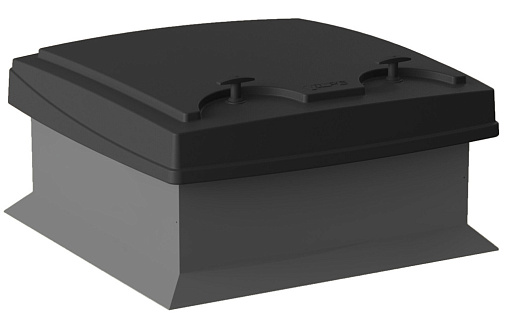 Кровельный люк Vilpe Multiroof 300 для битумной кровли Чёрный