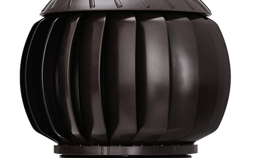 Ротационная венттурбина Gervent Twister 160 мм Тёмно-коричневый