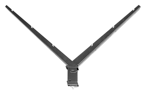 Y-наконечник для столба 55х62 сварного ограждения оцинкованный