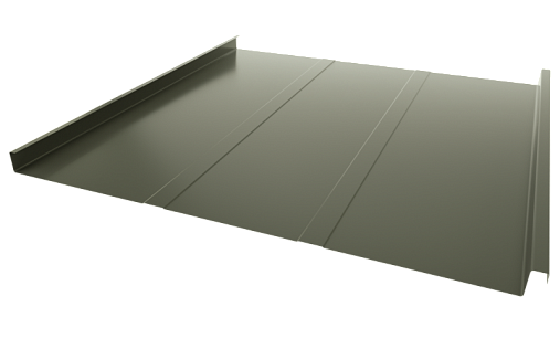 Двойной стоячий фальц Line Grand Line RAL 9005 с покрытием Drap 0.45 мм