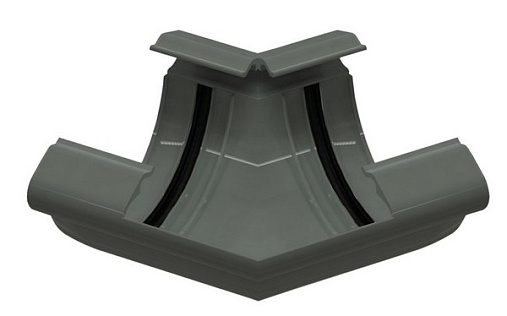 Универсальный угол желоба двухплоскостной ПВХ GLC 152 мм