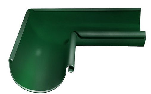 Угол желоба внутренний Grand Line 90° 125 мм RAL 6005