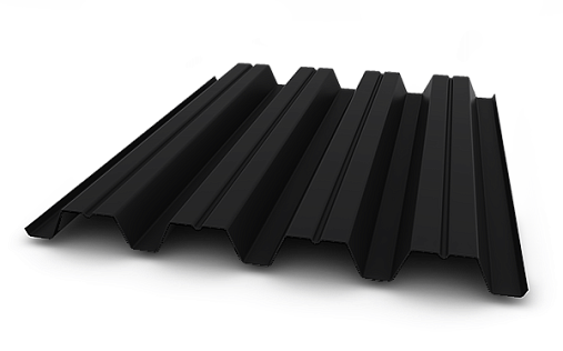 Профнастил Н57-750 0,7 мм Полиэстер RAL 9004