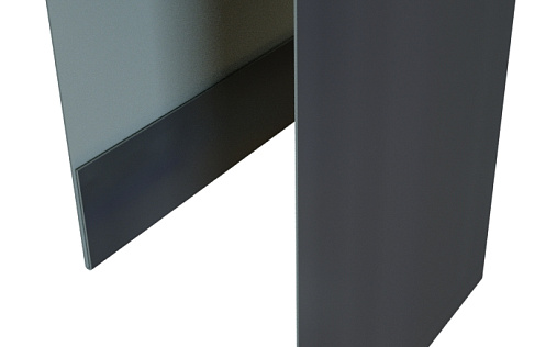 Планка П-образная Блок-Хаус new Grand Line с покрытием Satin 0,5 мм RAL 7024