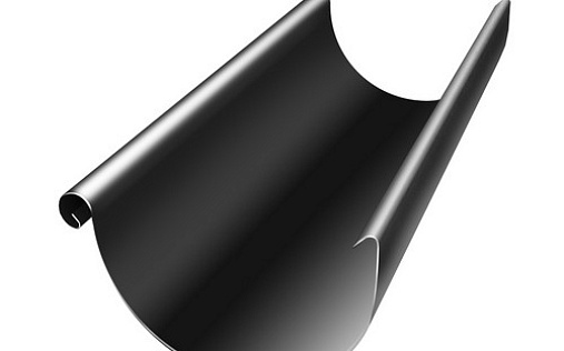 Желоб полукруглый Grand Line 125 мм 3 м RAL 9005