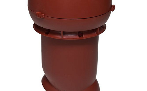 Вентиляционный выход Vilpe диаметром 160/ИЗ/500 мм Красный