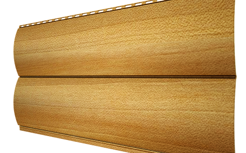 Металлический сайдинг Металл Профиль Woodstock Гладкая Клен с покрытием Ecosteel 0.5 мм