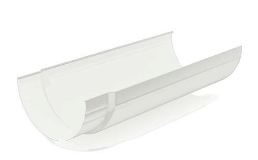 Водосточный желоб 185 мм 2 м RAL 9003