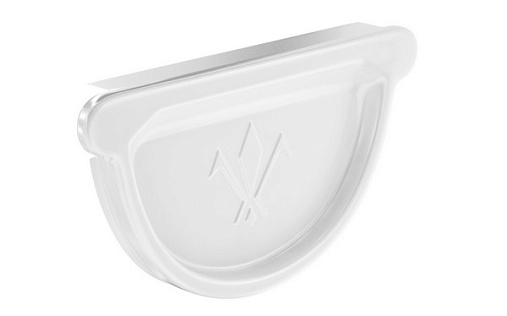 Универсальная заглушка желоба Aquasystem Премиум 125 мм, Pural, RR 20