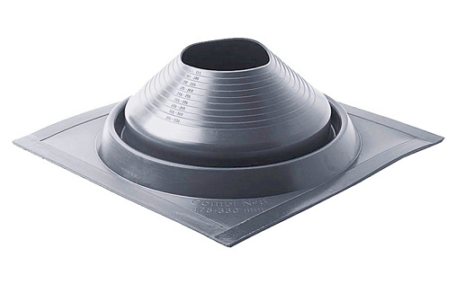 Проходка Комби Master Flash №8 диаметром 175-330 мм, 465х465 мм, серый, EPDM термостойкая