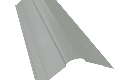 Планка фигурного конька 70x70 Grand Line с покрытием Полиэстер 0,45 мм RAL 9006