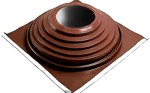 Проходка Комби Master Flash №9 диаметром 300-600 мм, 755х755 мм, коричневый, EPDM