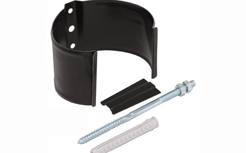 Хомут трубы металлический на кирпич ПВХ Grand Line Дизайн 135/90 RR 32