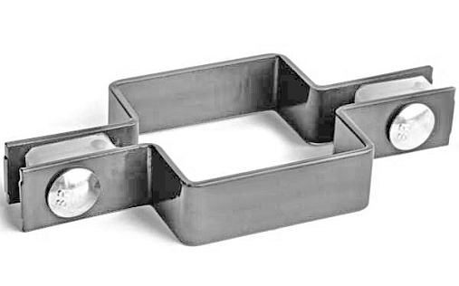 Хомут для панелей сварного ограждения оцинкованный