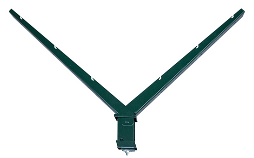 Y-наконечник для столба 55х62 сварного ограждения окрашенный