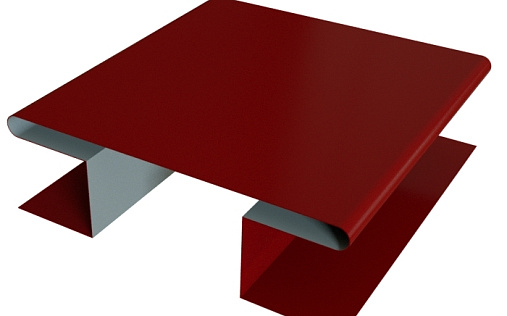 Планка H-образная стыковочная сложная Grand Line с покрытием Satin 0,5 мм RAL 3005