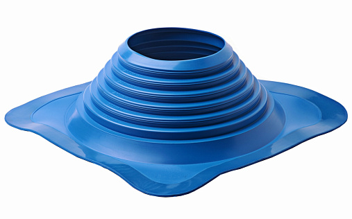 Проходка прямая Master Flash №8R диаметром 178-330 мм, 420х420 мм, синий, EPDM термостойкая