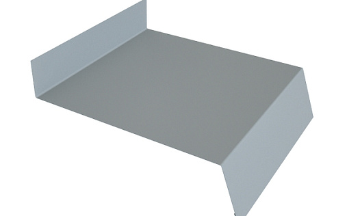 Отлив простой 100 Grand Line с покрытием Полиэстер 0,7 мм RAL 7004