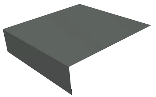 Планка околооконная простая 200x75 Grand Line с покрытием Полиэстер 0,45 мм RAL 7005