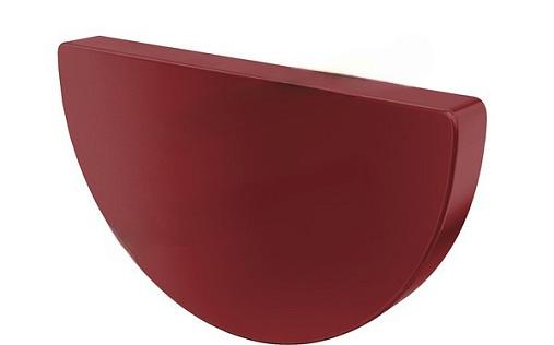 Заглушка желоба Металл Профиль Проект 185 мм RAL 3011