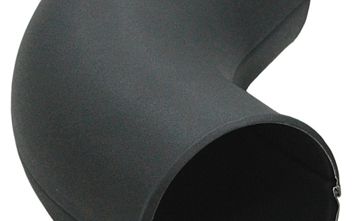 Колено стока Grand Line 125/90 Matte PU 90 мм RAL 7024