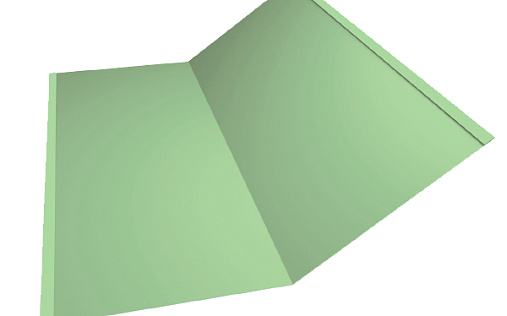 Планка нижней ендовы 300x300 Grand Line с покрытием Полиэстер 0,45 мм RAL 6019