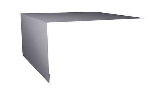 Планка околооконная простая 250x75 Grand Line с покрытием Полиэстер 0,45 мм RAL 7004