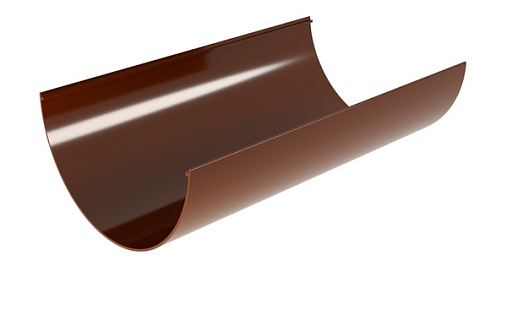 Желоб полукруглый 120 мм ПВХ Grand Line Классика 3 м RAL 8017