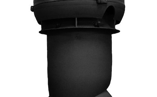 Приточный вентиляционный элемент Vilpe Intake 160P/ИЗ/500 Чёрный