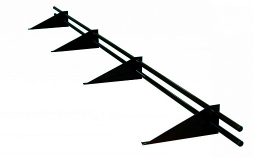 Снегозадержатель трубчатый ROOFRetail RAL 9005 3м