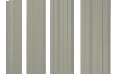 Штакетник Grand Line Twin с покрытием Полиэстер 0,45 мм RAL 7004