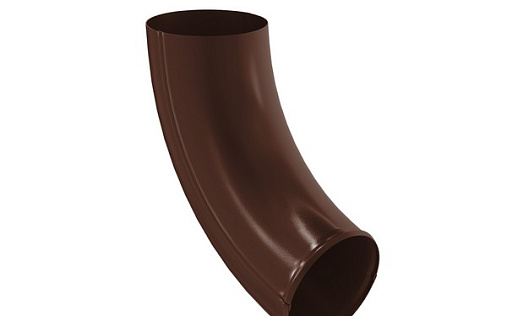 Отвод трубы Aquasystem Комфорт 90 мм RAL 8017