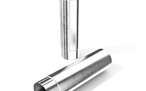 Водосточная труба 100 мм Эконом 1 м Оцинкованная (Zn)