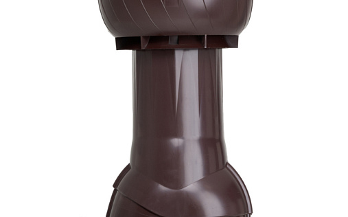 Комплект вентиляции Gervent Static ИЗ 150/160 мм для Профнастила-20 Коричневый