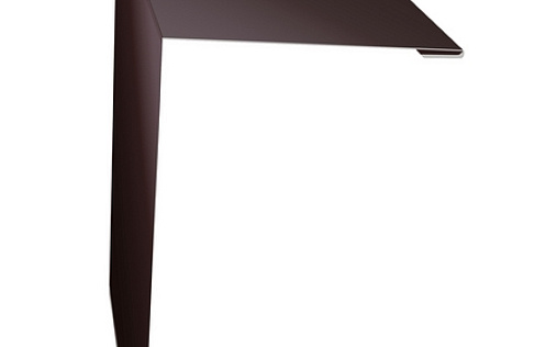 Планка околооконная простая 250x50 Grand Line с покрытием Полиэстер 0,45 мм RAL 8017