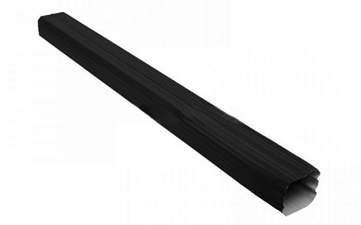 Труба прямоугольная металлическая Grand Line Vortex Matt 103x77 мм 3 м RAL 9005