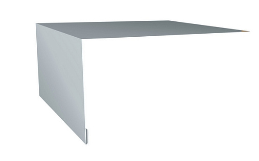 Планка околооконная простая 250x75 Grand Line с покрытием Velur X 0,5 мм RAL 7016