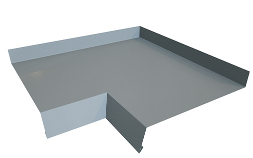 Угол отлива 200 внутренний Grand Line с покрытием Полиэстер 0,45 мм RAL 7004