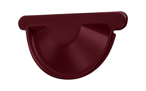 Заглушка желоба Grand Line Optima 125 мм RAL 3005