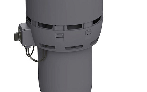 Вентилятор с шумопоглотителем Vilpe Flow ECo160Р/700 Серый