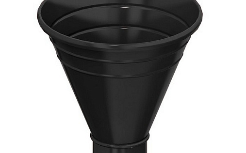 Водосборная воронка желоба Металл Профиль Foramina 100/300 мм RAL 7024 для 150/100