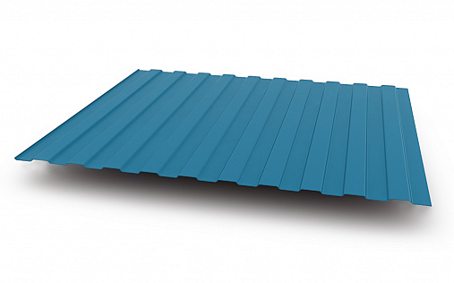 Профнастил С8-1150x2500 с покрытием Полиэстер RAL 5024