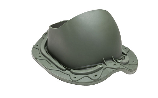 Проходной элемент Vilpe Muotokate Зелёный для металлочерепицы с профилем Monterrey