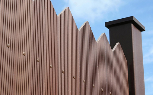 Забор сплошной ДПК